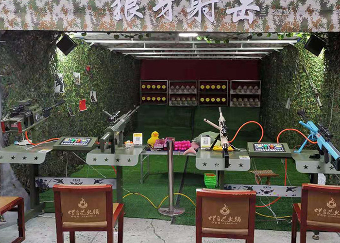 山東濟(jì)南水岸名邸夜市擺攤游樂(lè)射擊項(xiàng)目案例